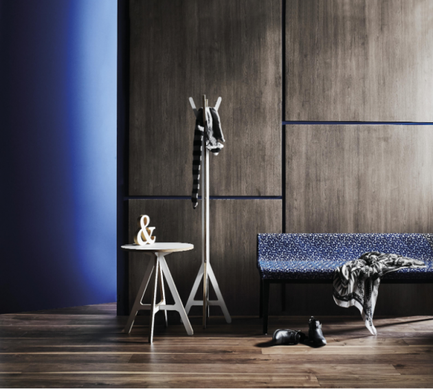 Engineered wood flooring design for modern bedroom by Mikasa Floors