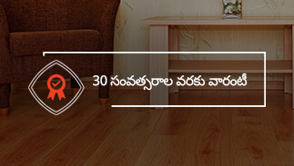 30 సంవత్సరాల వరకు వారంటీ