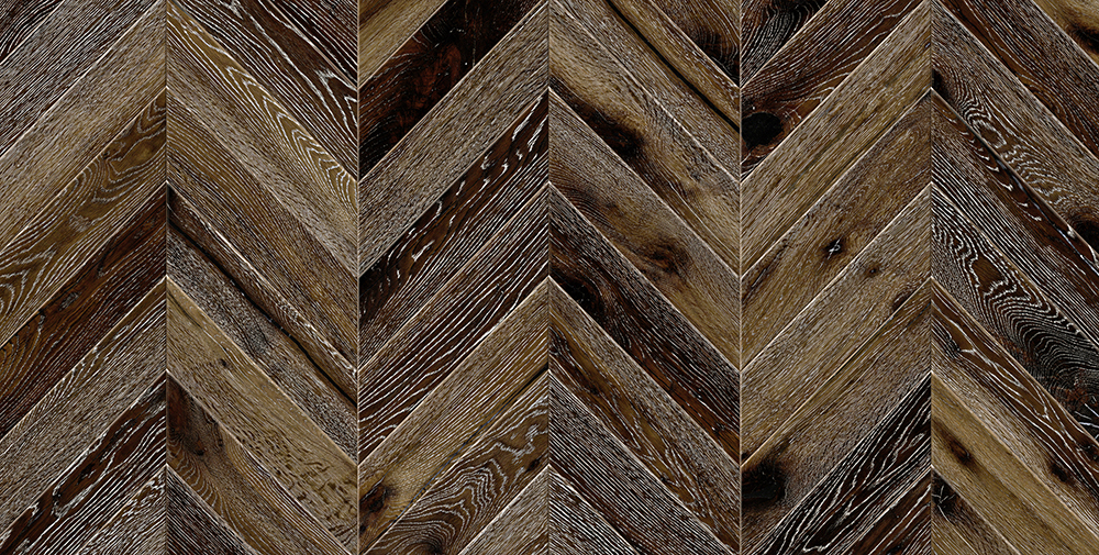 Mikasa Oak Vapour Wash Engineered Wooden floors - Chevron collection